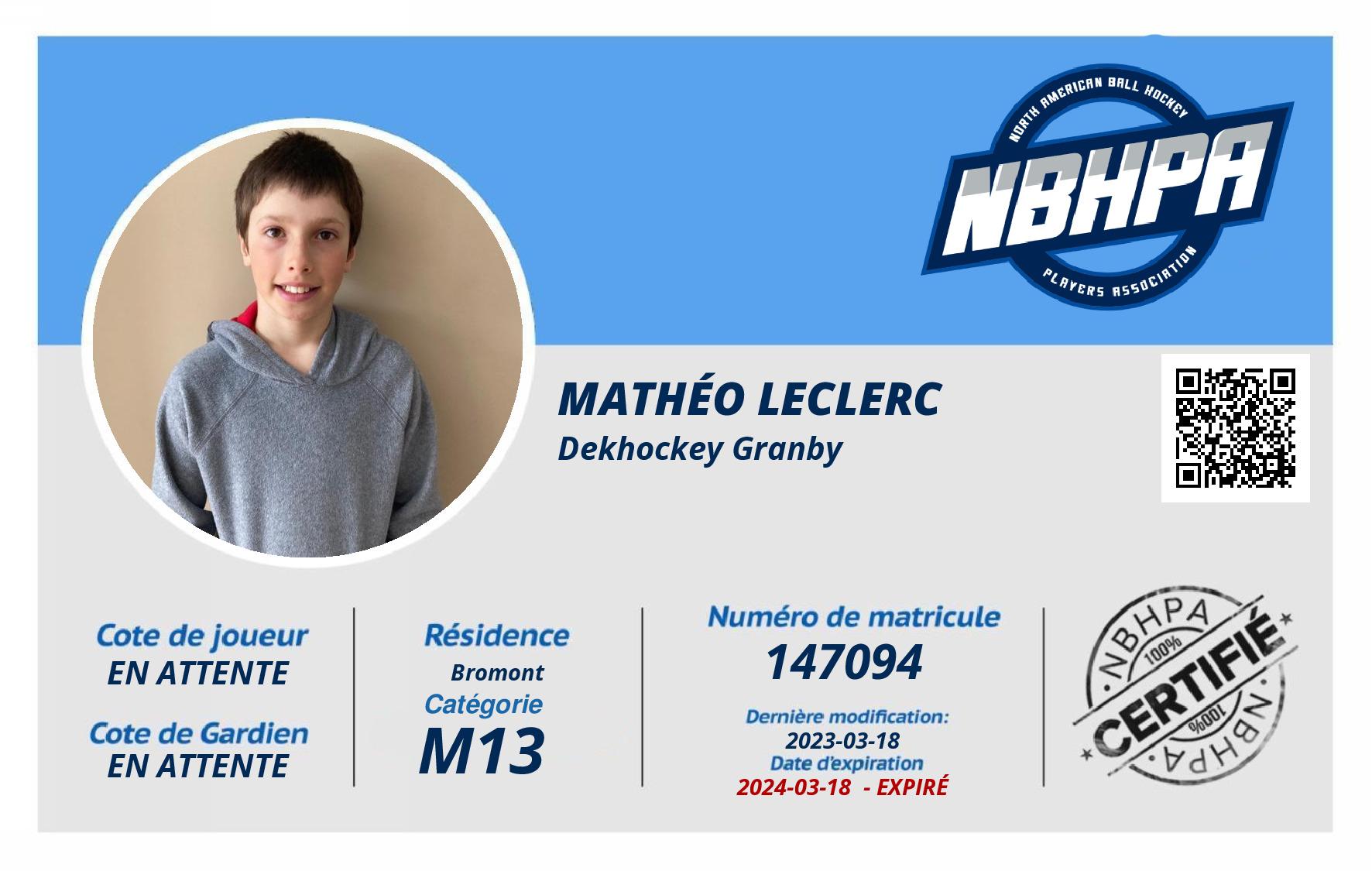 Mathéo Leclerc