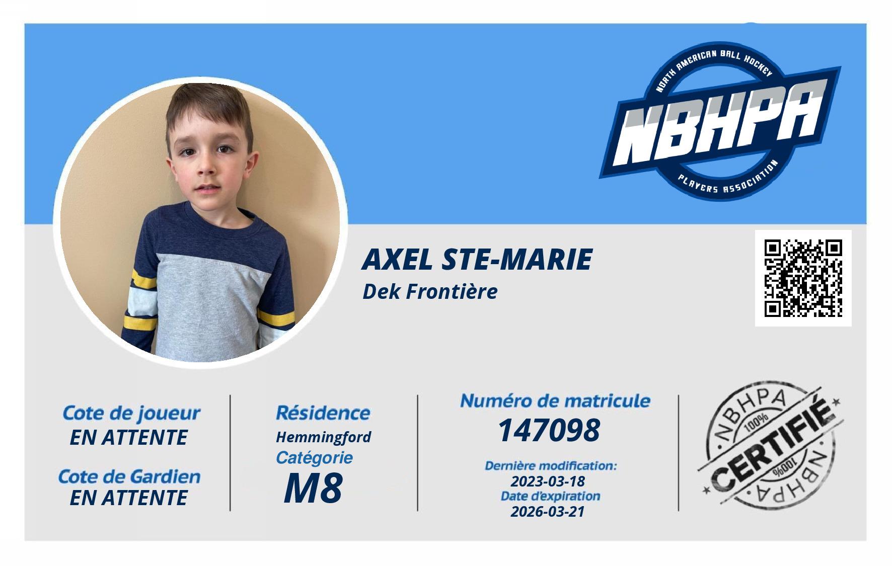 Axel Ste-Marie