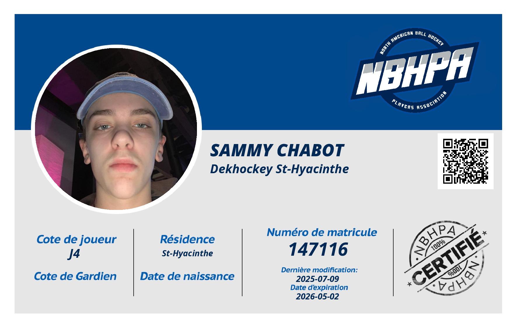 Sammy Chabot 