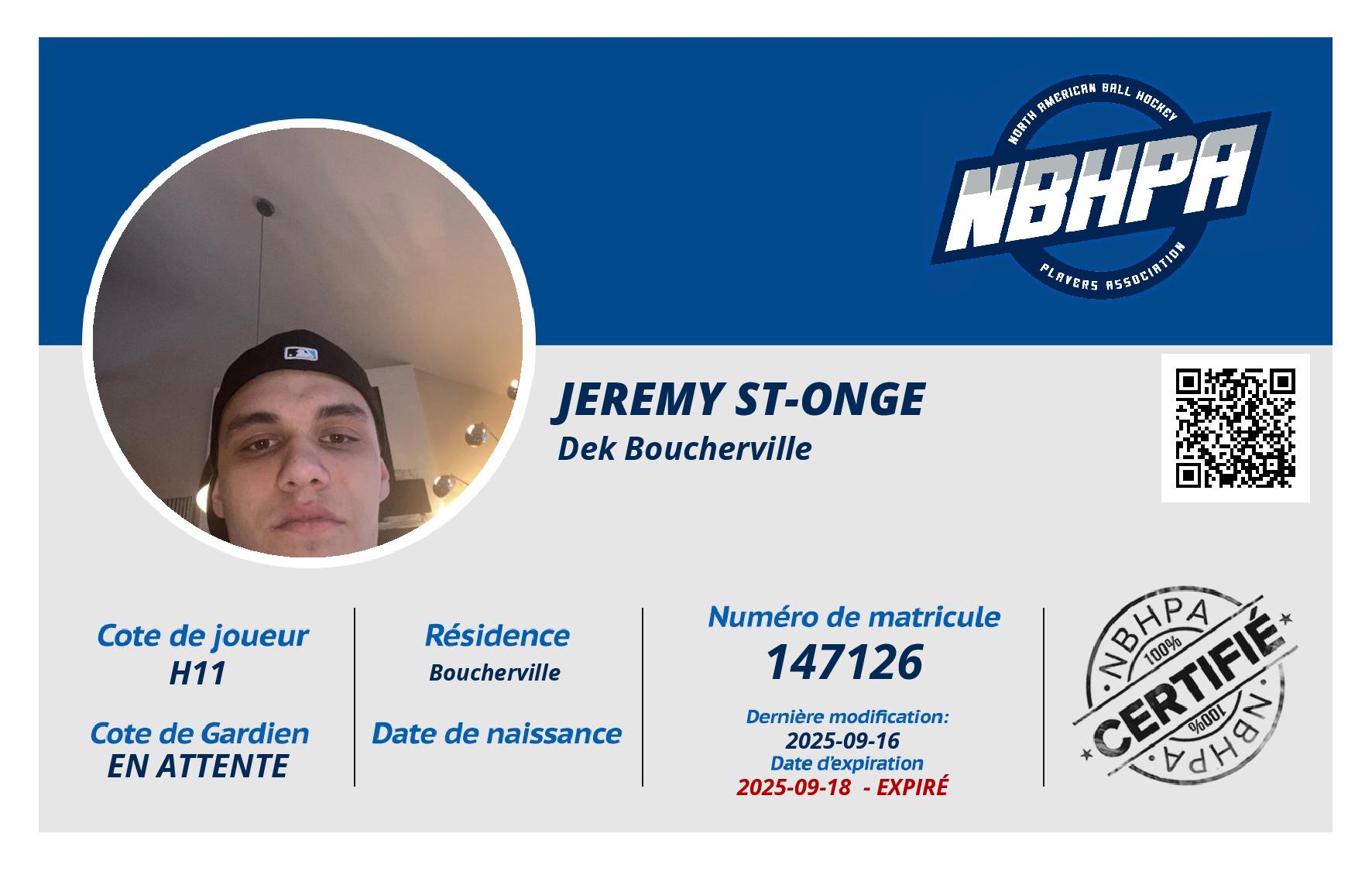 Jeremy St-onge