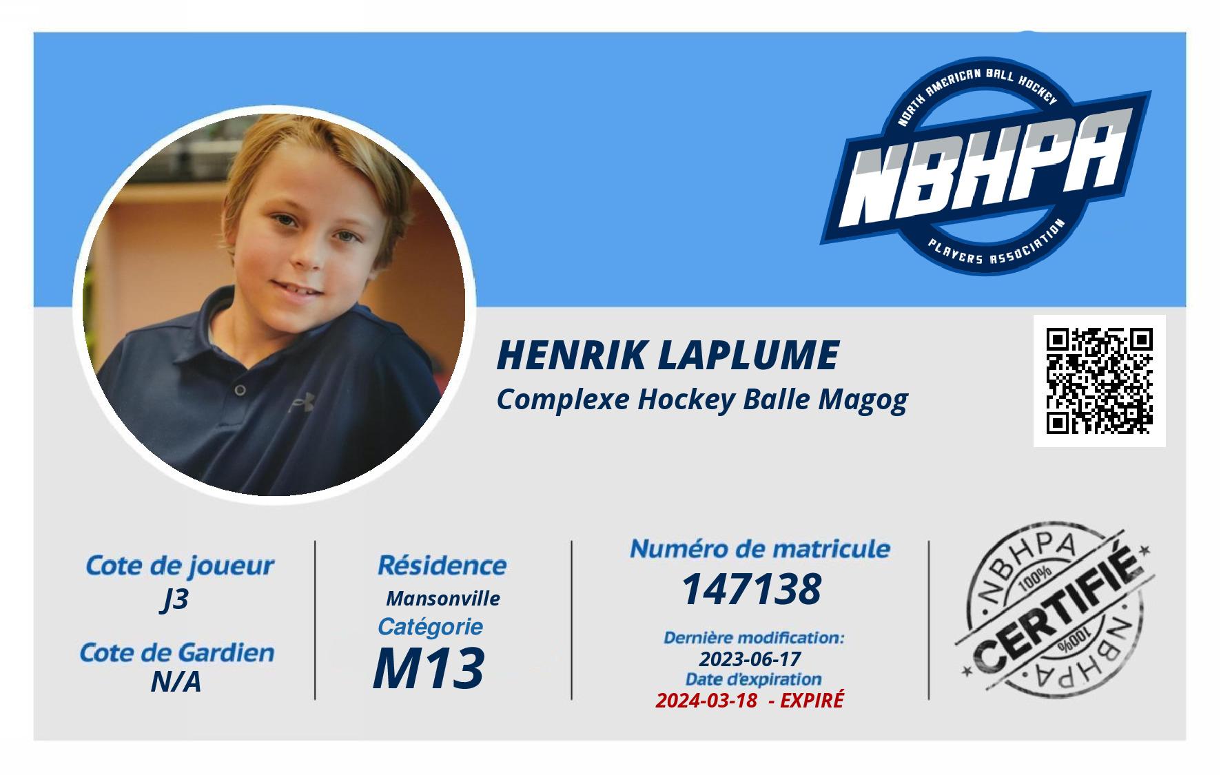 Henrik Laplume 