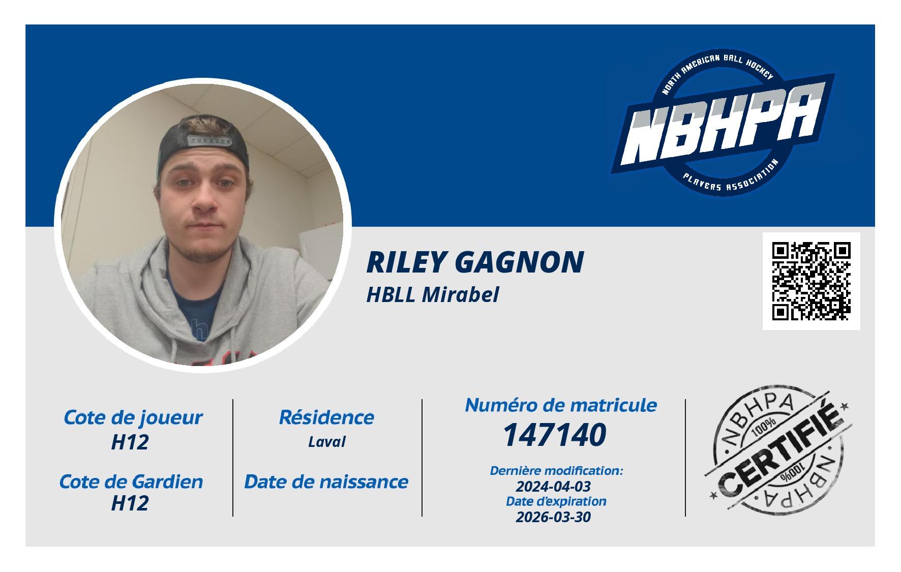 Riley Gagnon