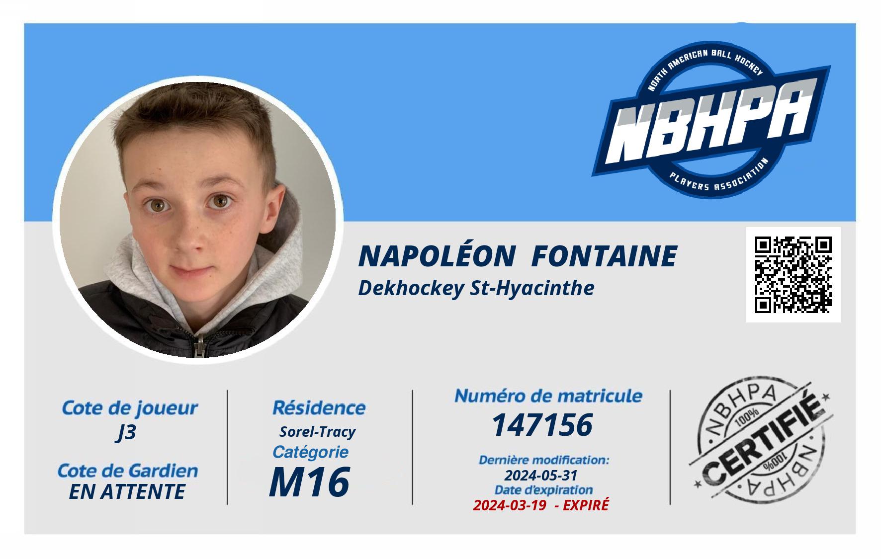 Napoléon  Fontaine 
