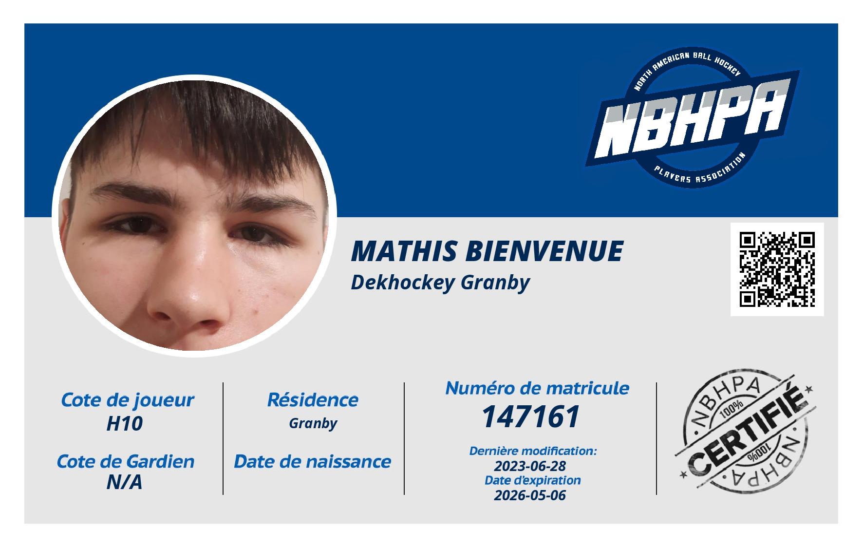 Mathis Bienvenue