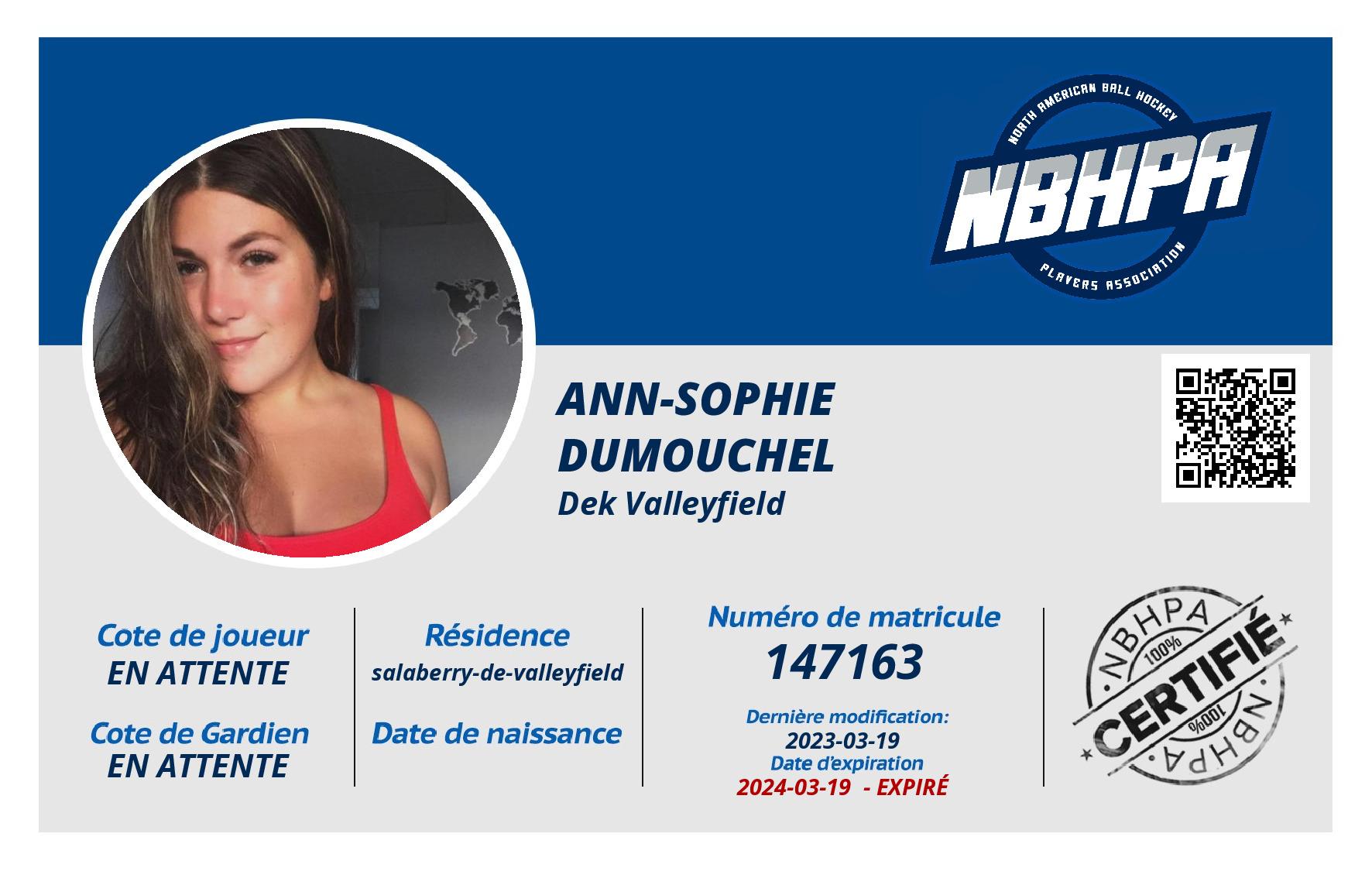 Ann-Sophie Dumouchel