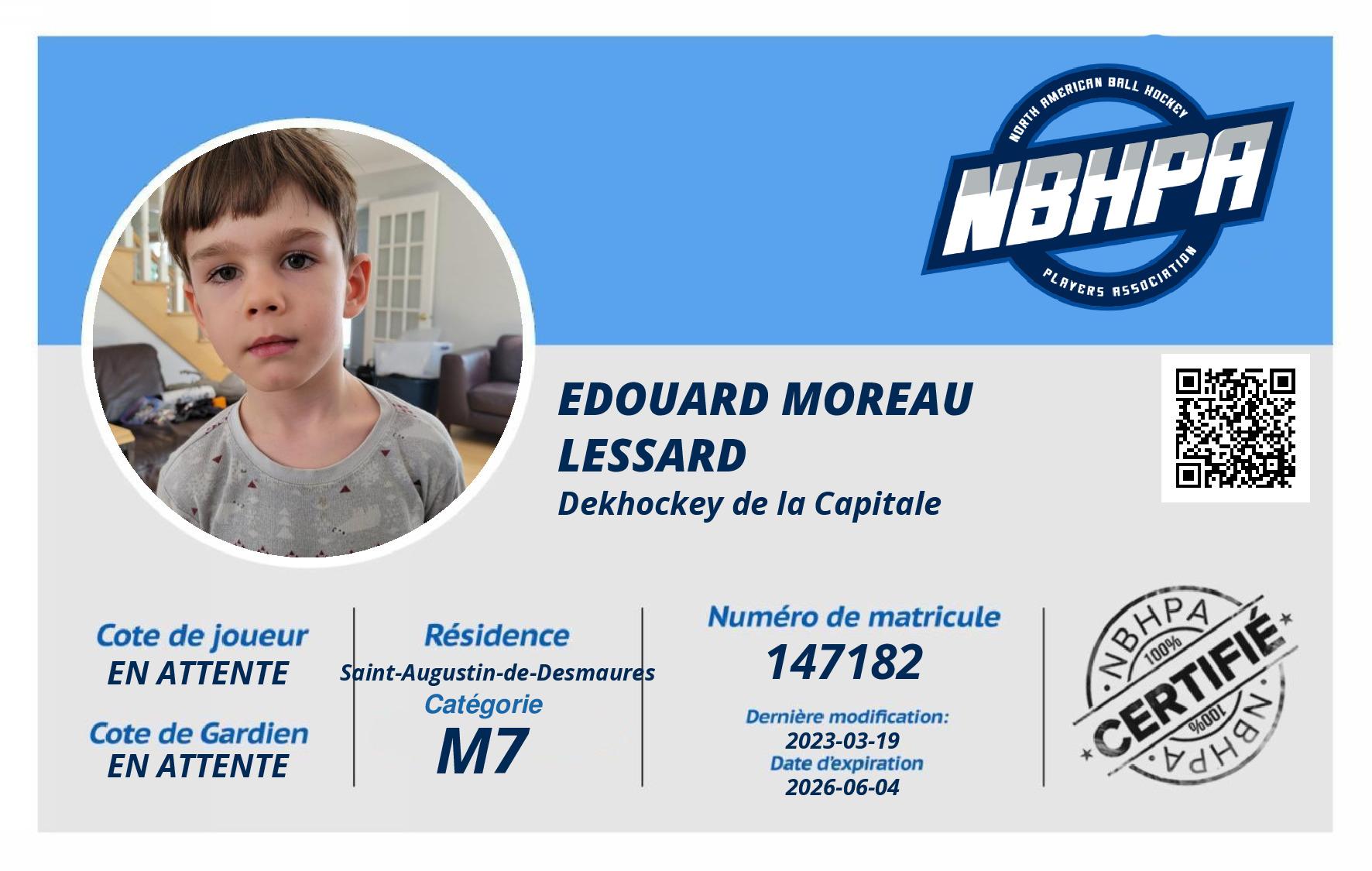 Edouard Moreau Lessard