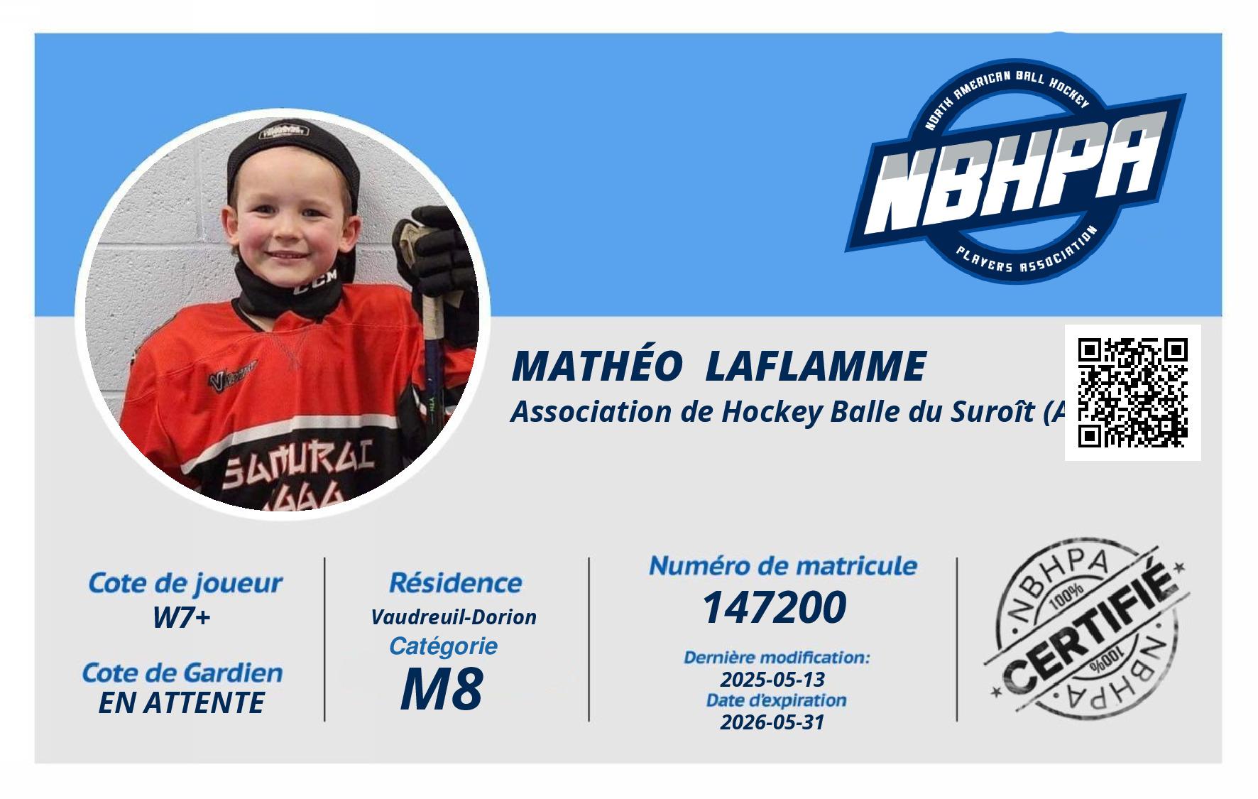 Mathéo  Laflamme