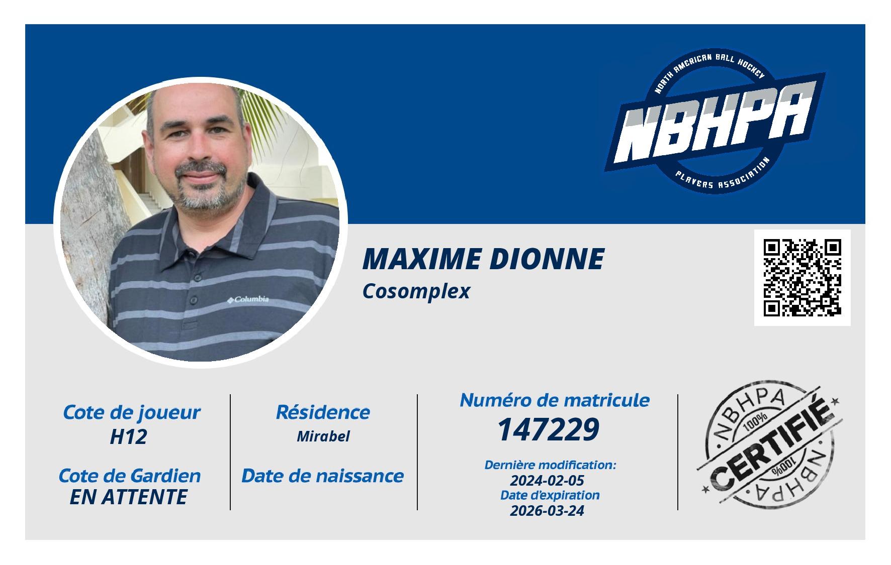 Maxime Dionne