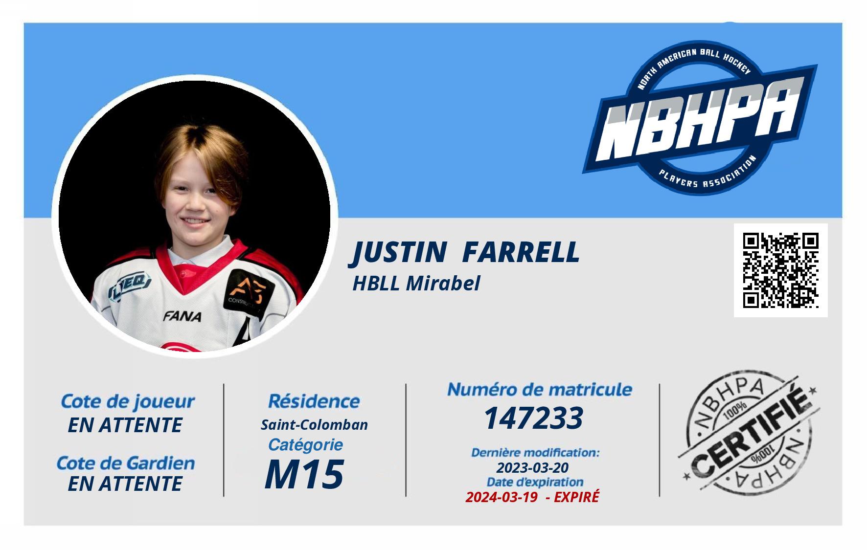 Justin  Farrell 