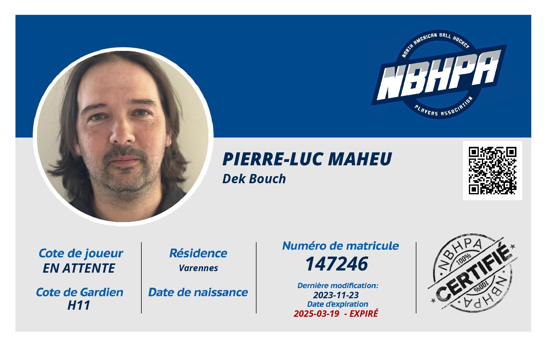 Pierre-Luc Maheu
