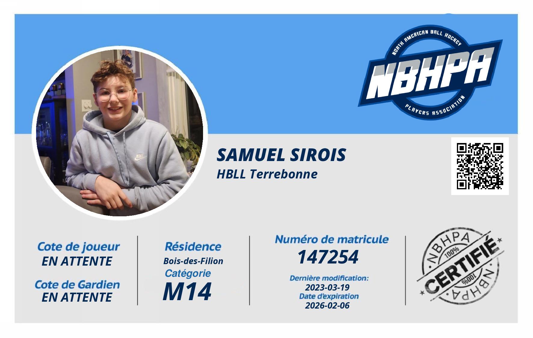 Samuel Sirois