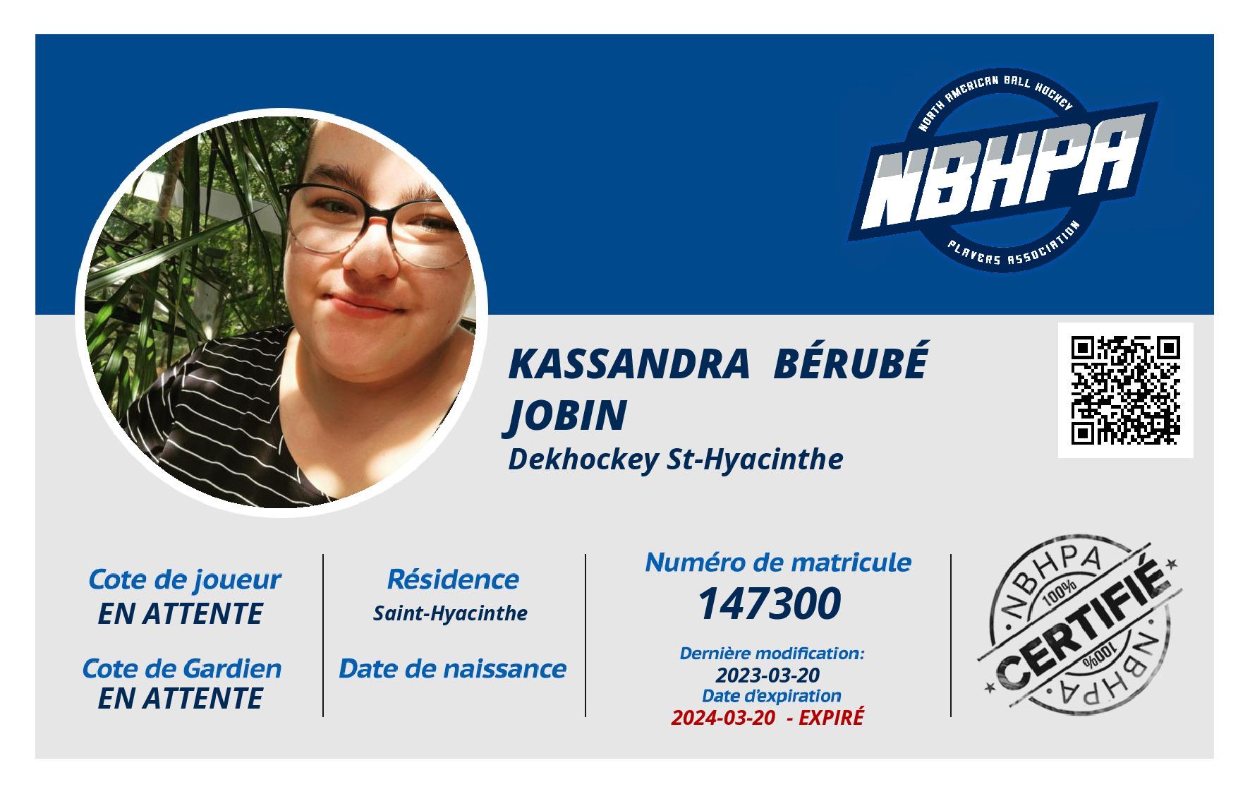 Kassandra  Bérubé Jobin 