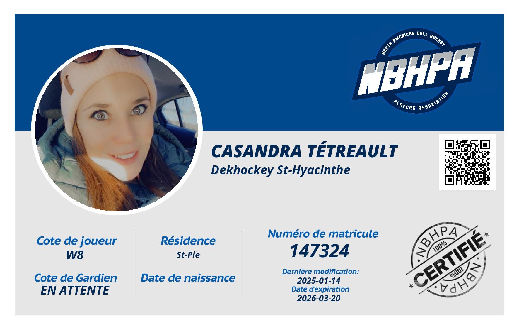 Casandra Tétreault 