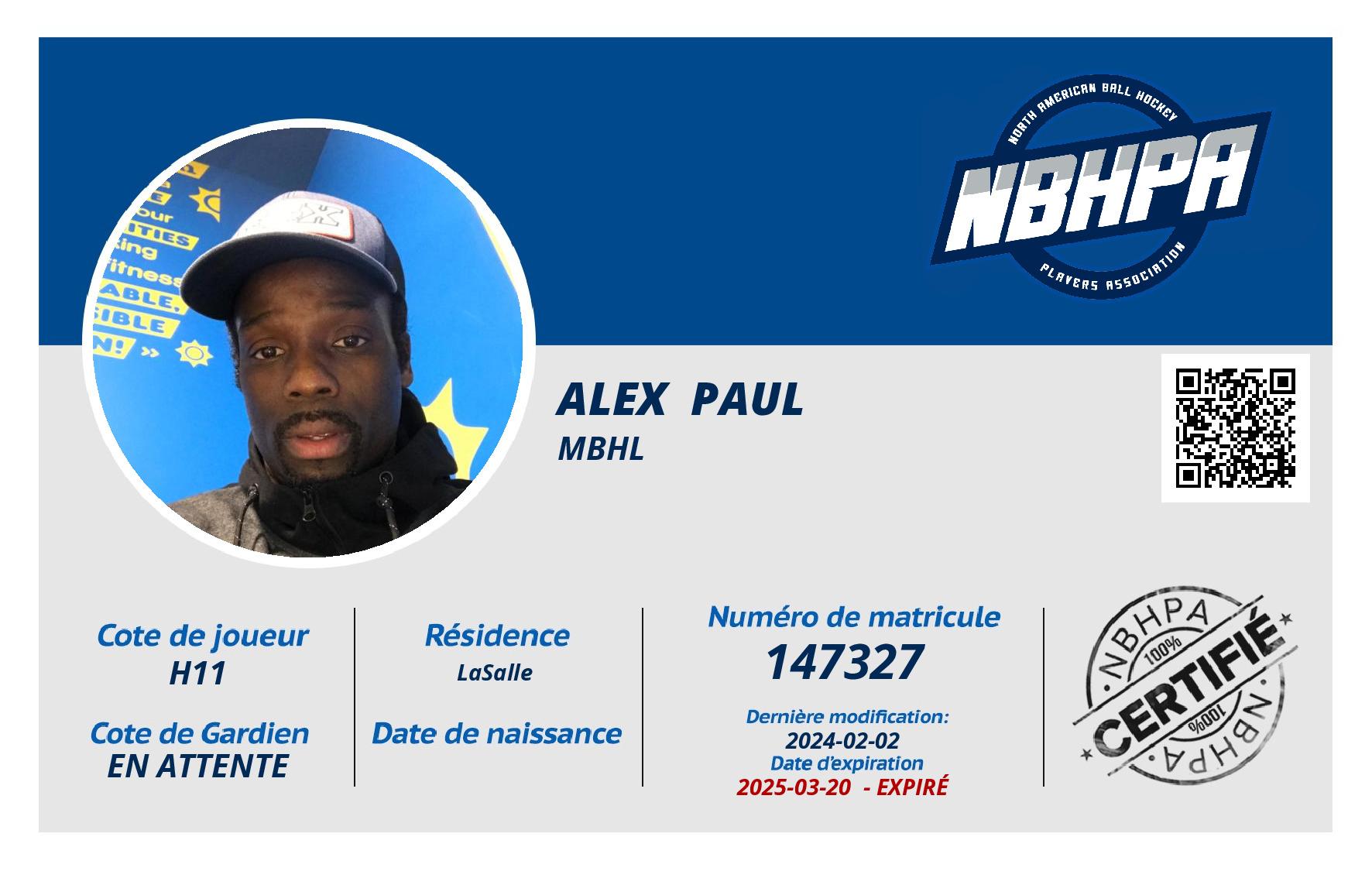 Alex  Paul