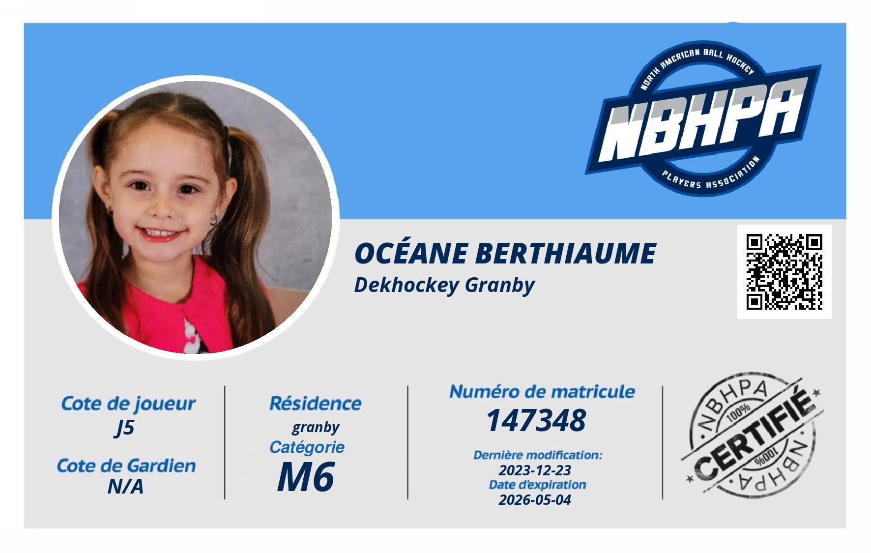 Océane Berthiaume