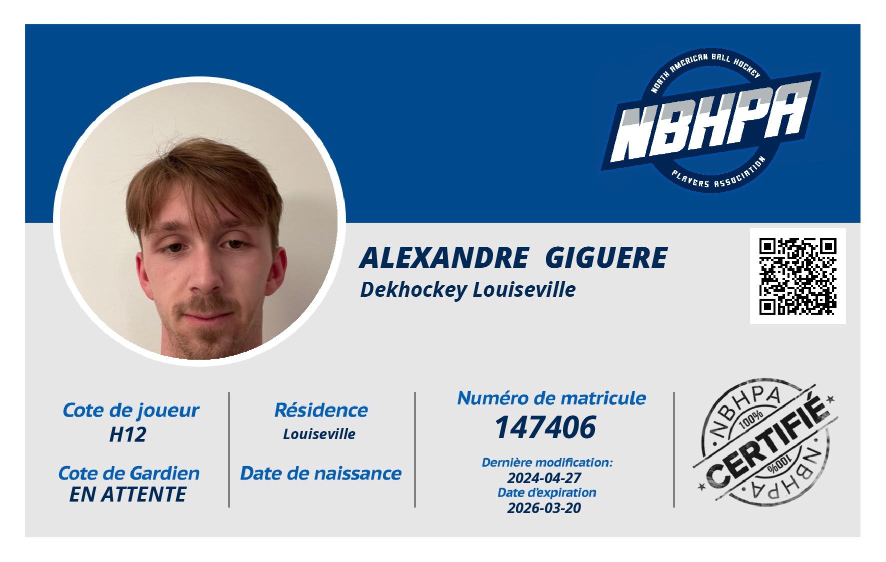 Alexandre  Giguere 