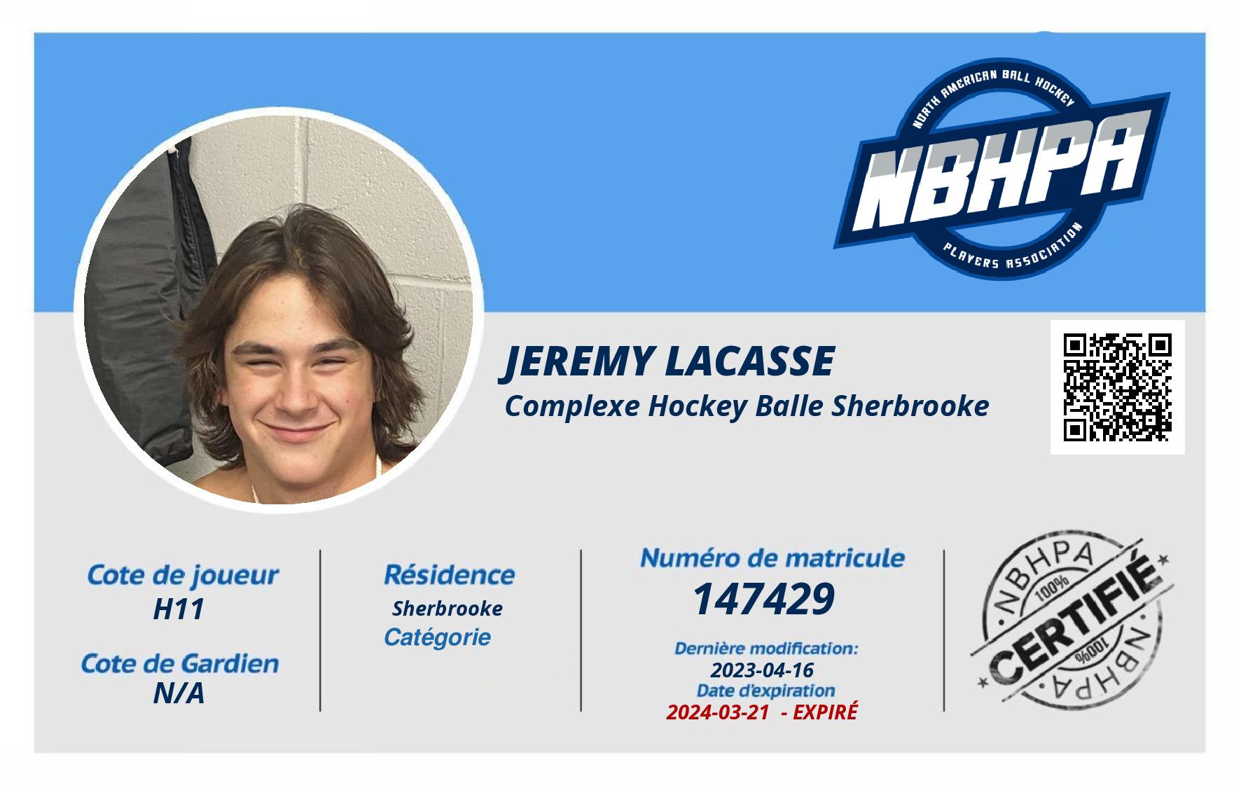 Jeremy Lacasse 