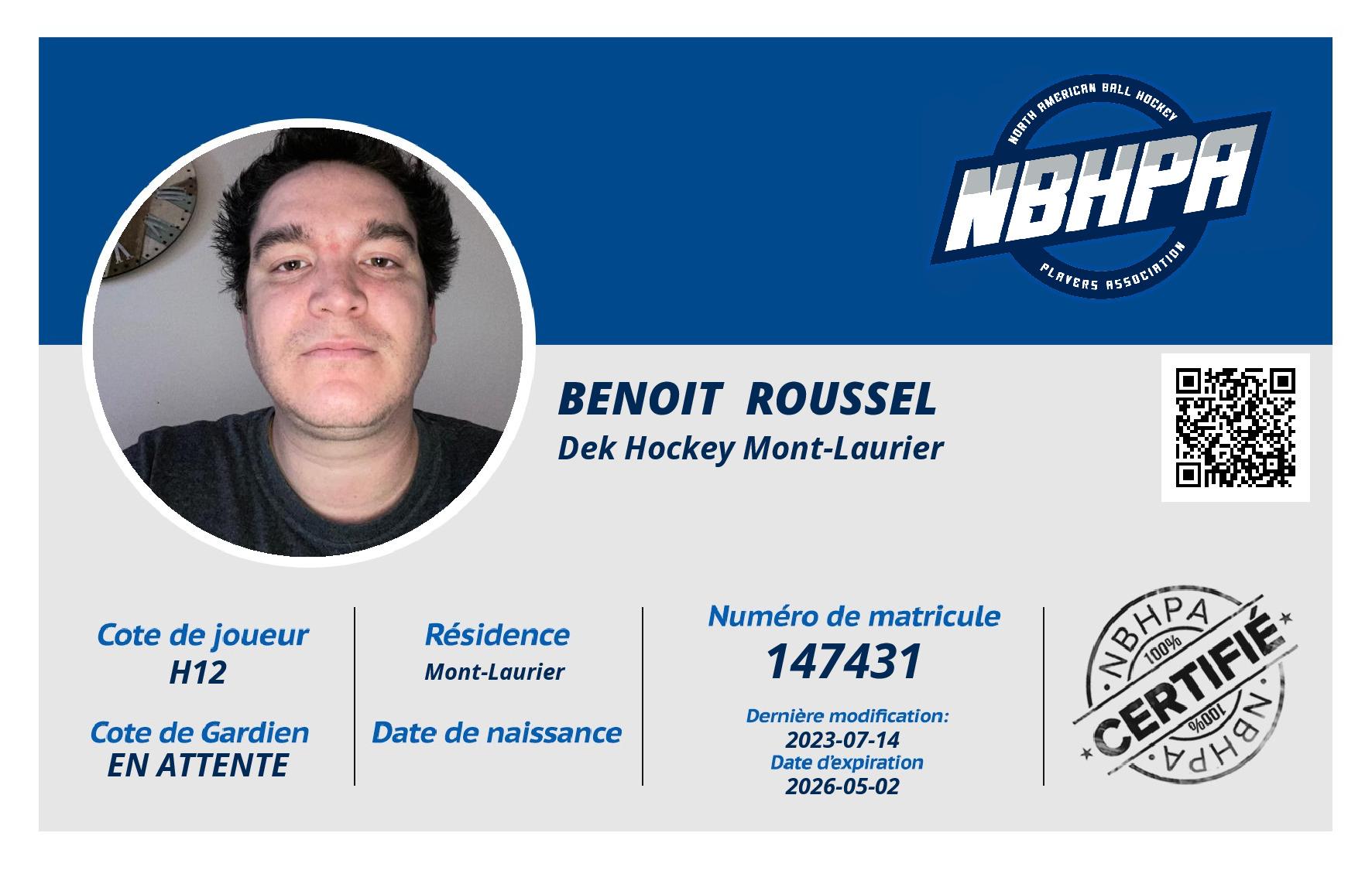 Benoit  Roussel 