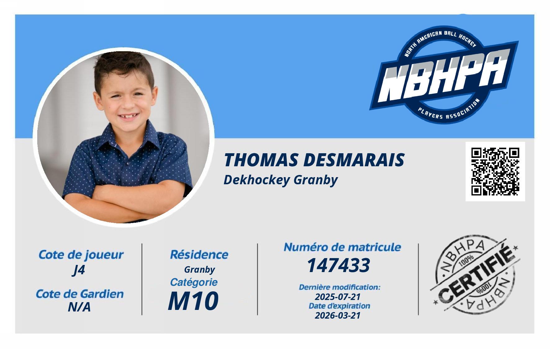 Thomas Desmarais