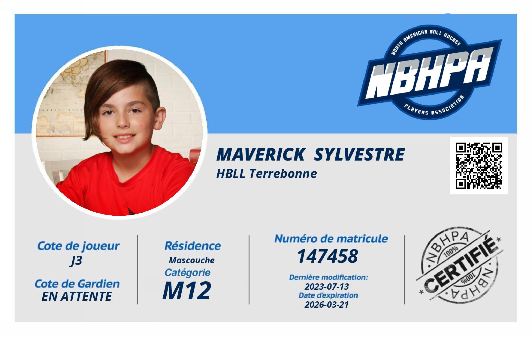 Maverick  Sylvestre