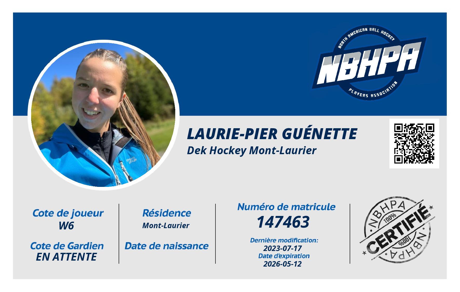 Laurie-Pier Guénette