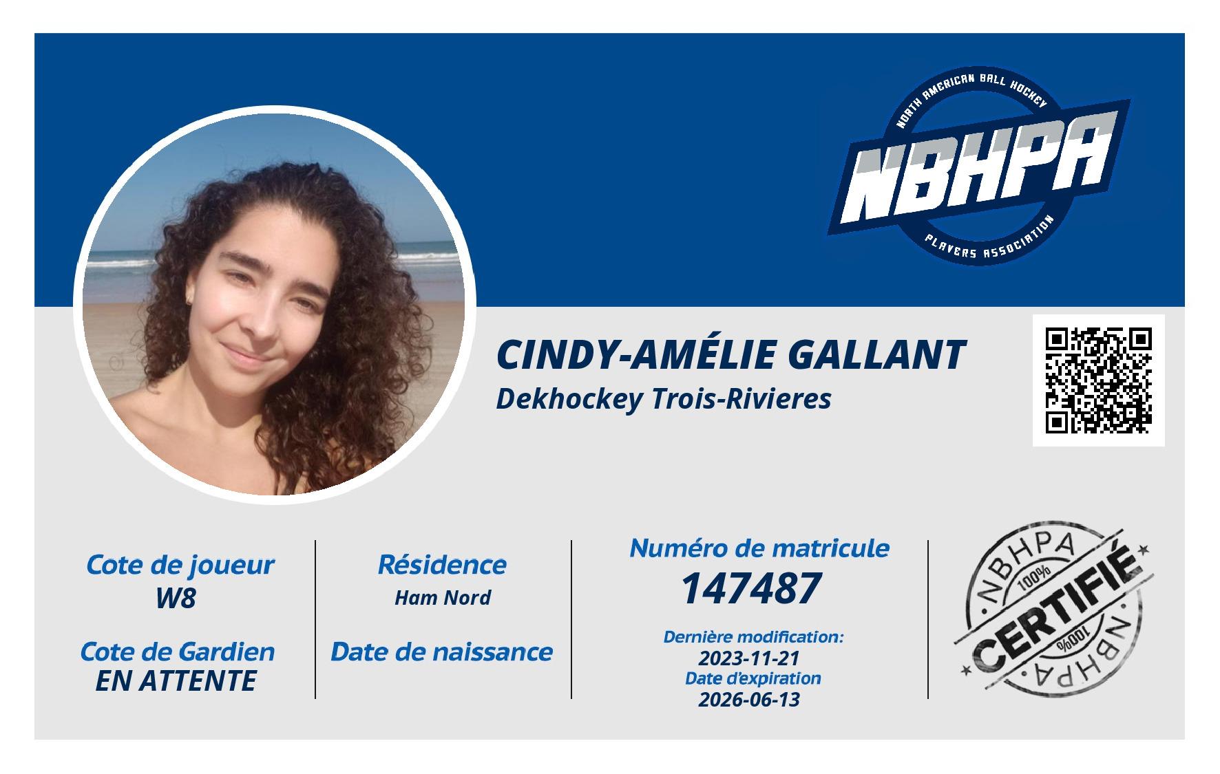 Cindy-Amélie Gallant