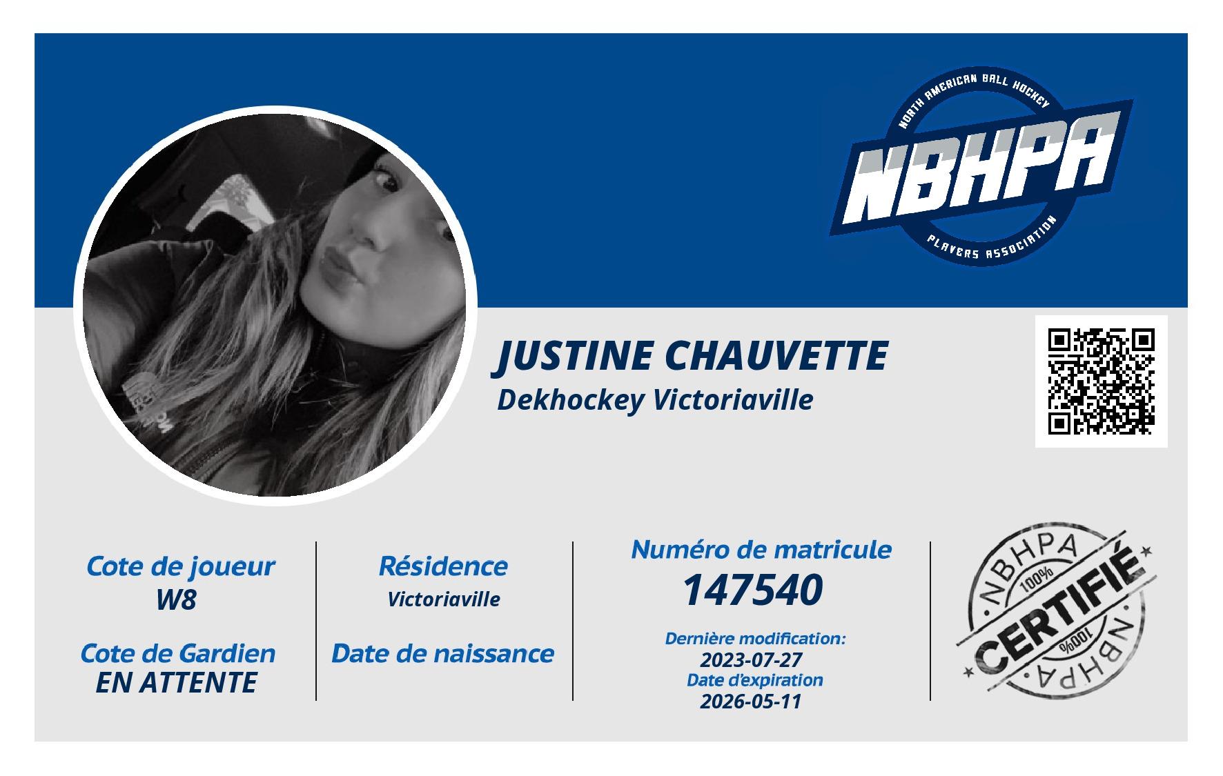 Justine Chauvette