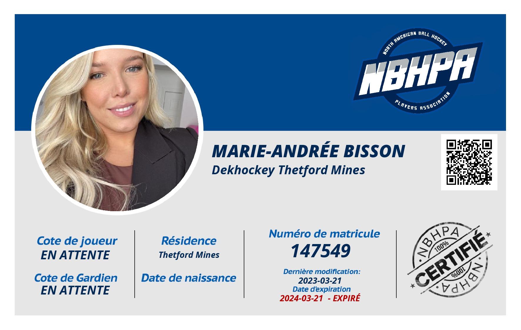 Marie-Andrée Bisson
