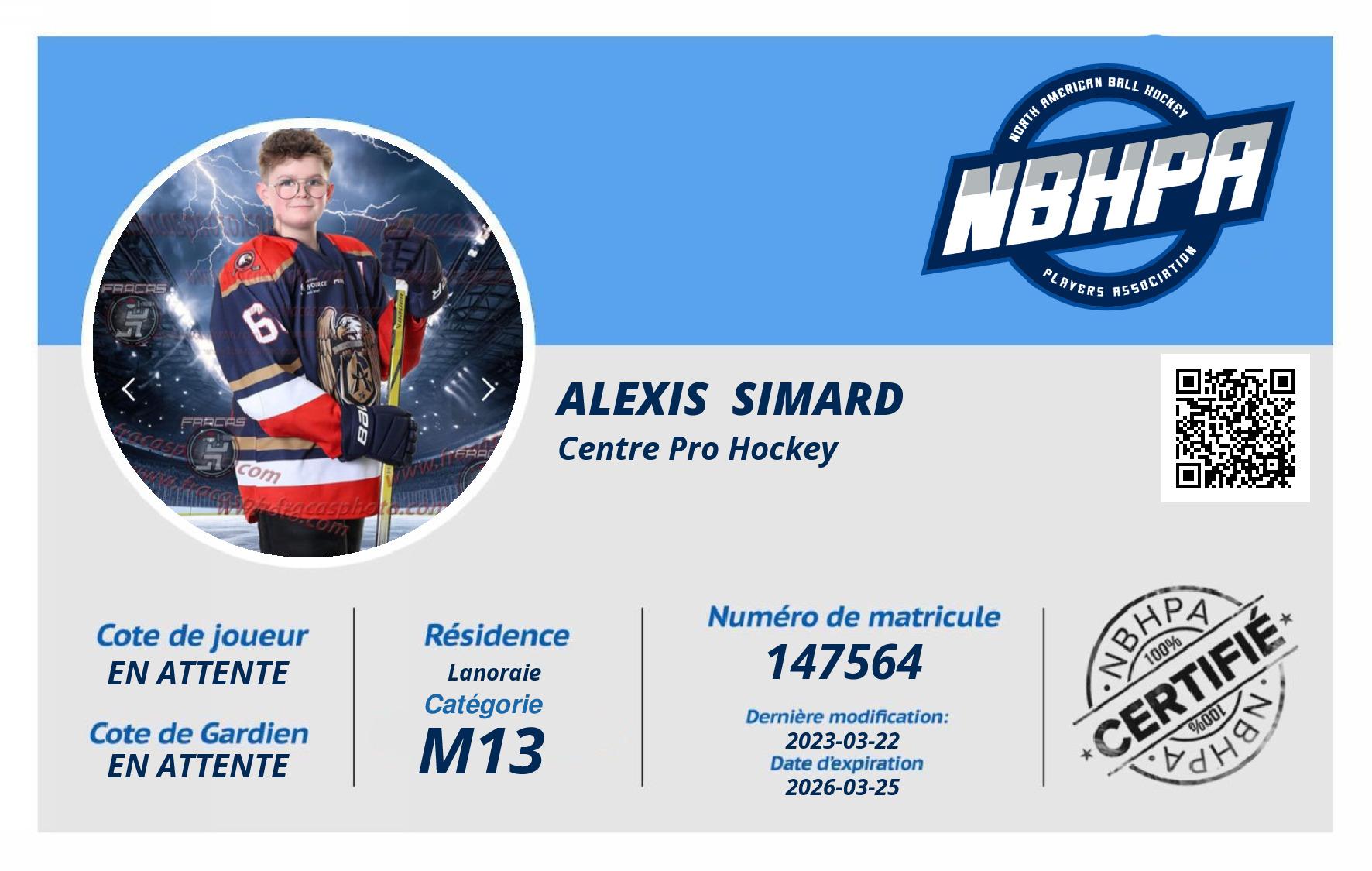 Alexis  Simard