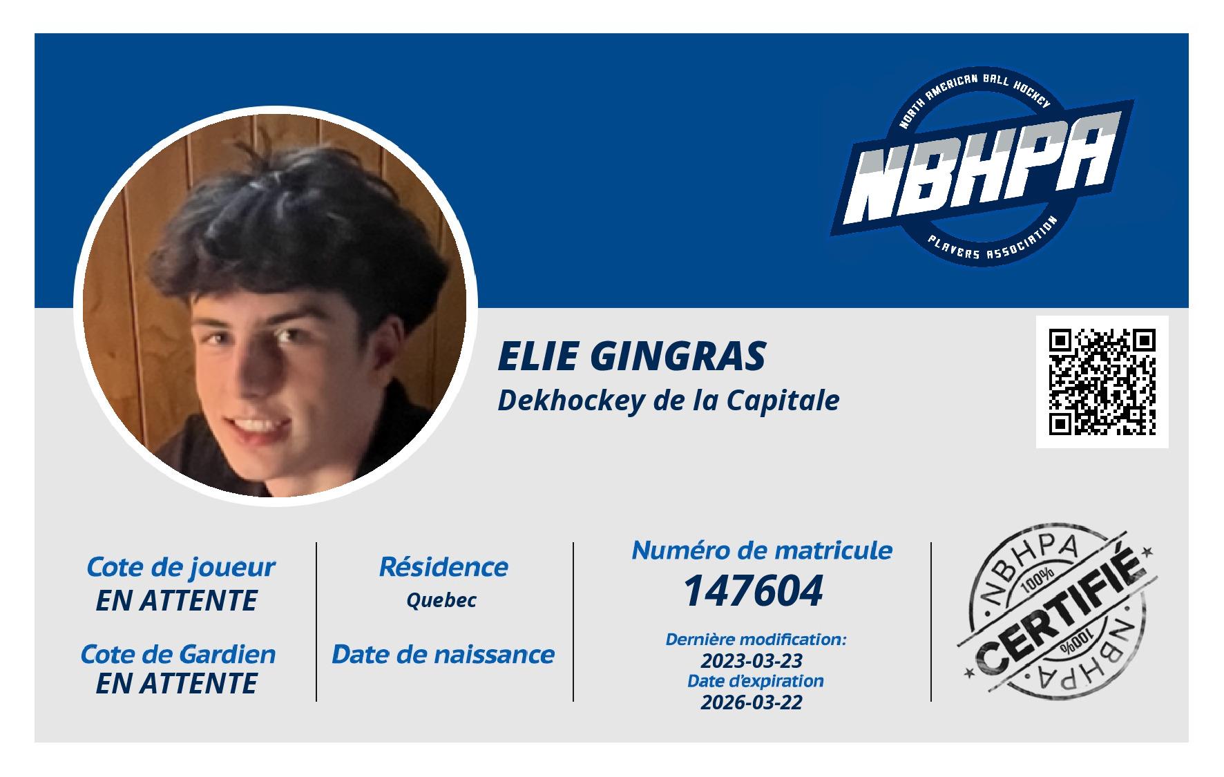 Elie Gingras