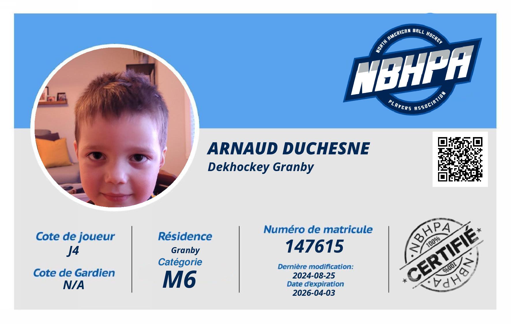 Arnaud Duchesne