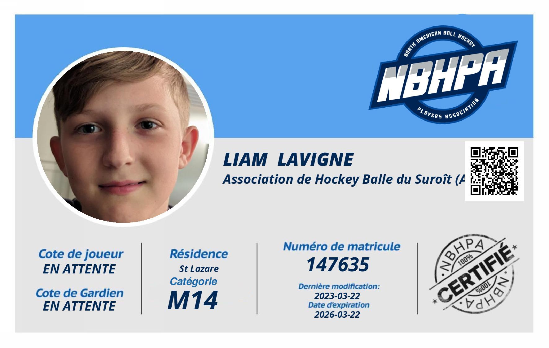 Liam  Lavigne