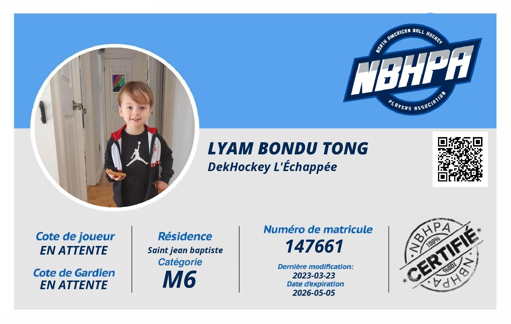 Lyam Bondu Tong