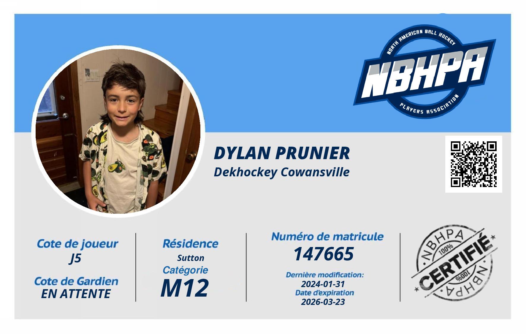 Dylan Prunier