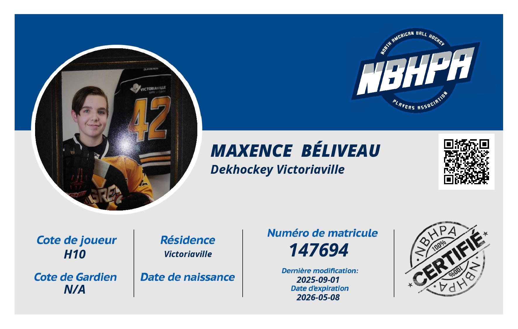 Maxence  Béliveau 