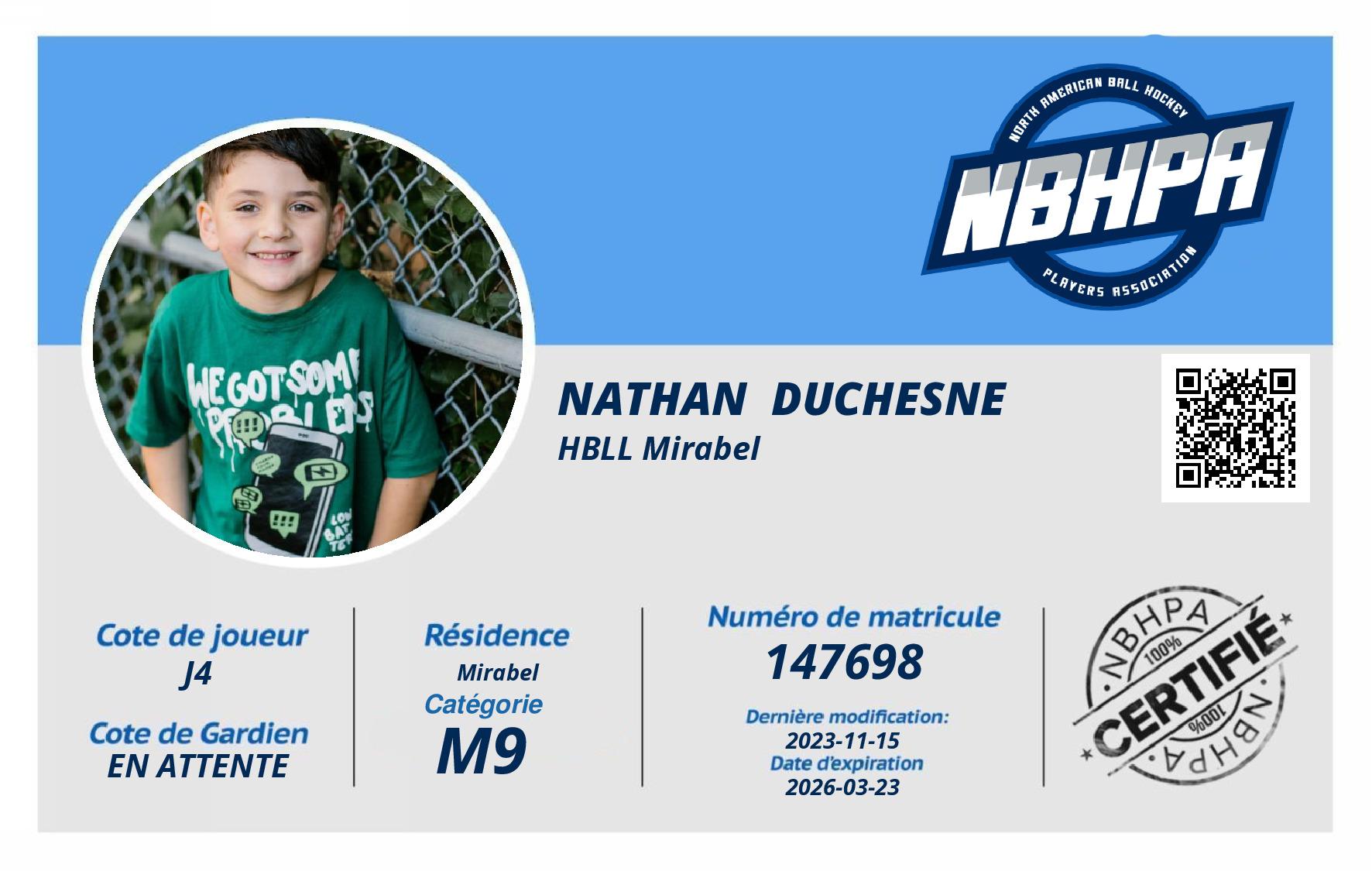 Nathan  Duchesne