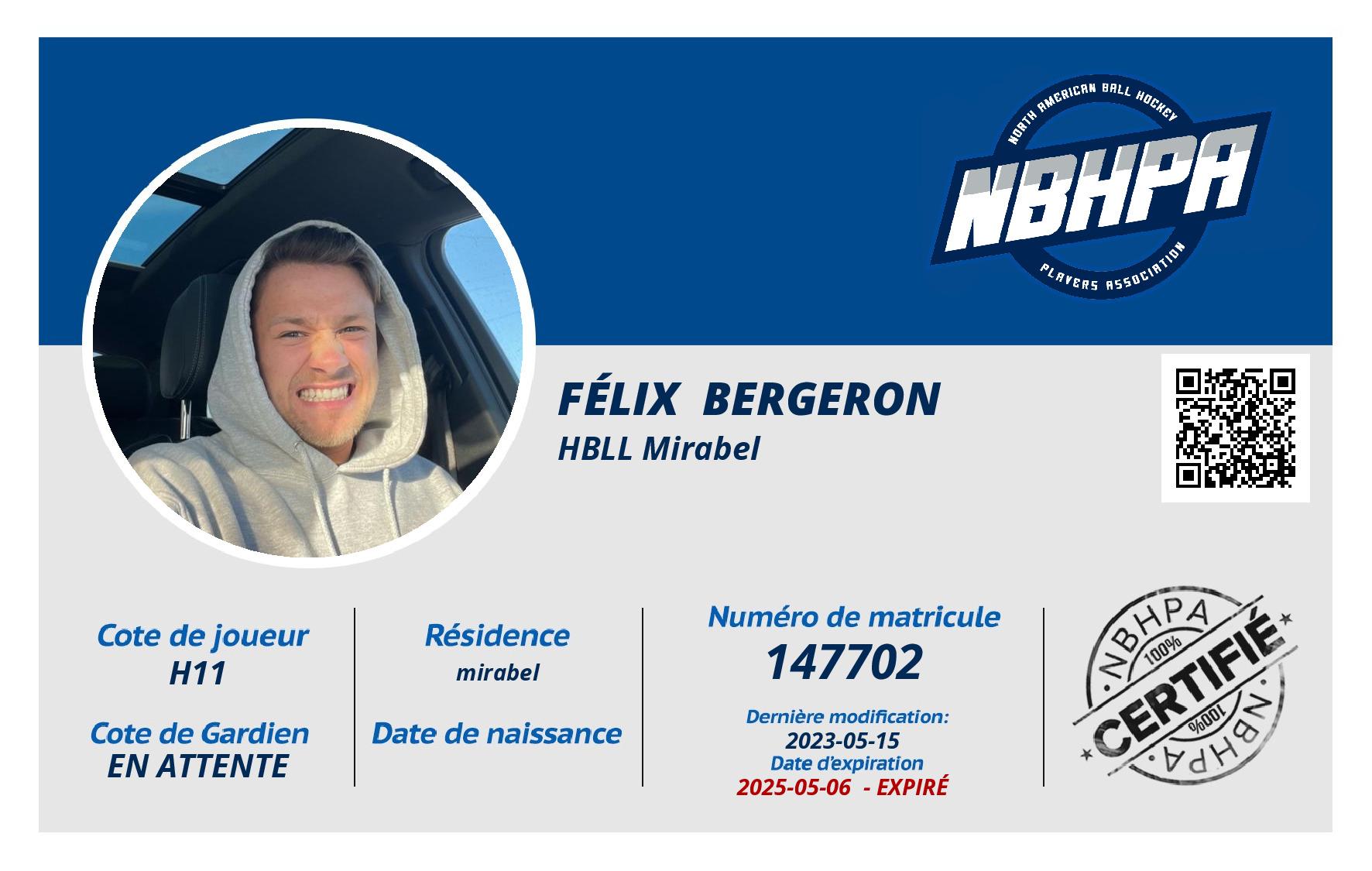 Félix  Bergeron