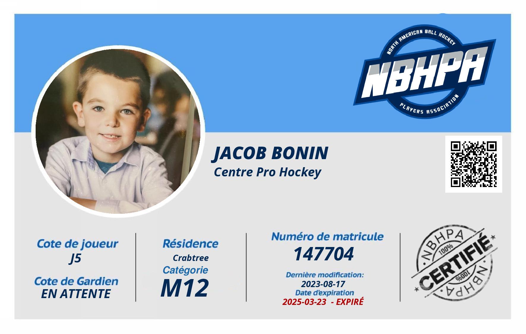 Jacob Bonin