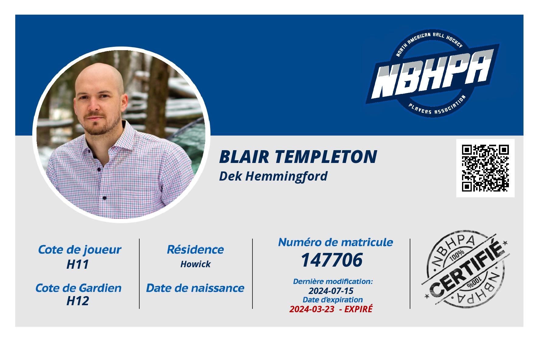 Blair Templeton