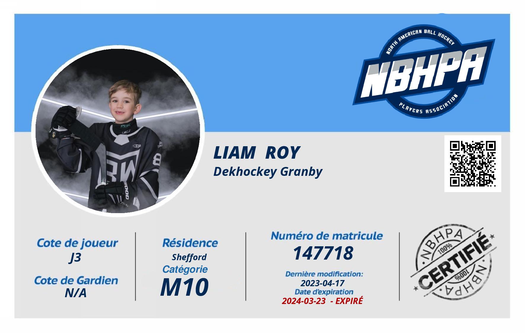 Liam  Roy