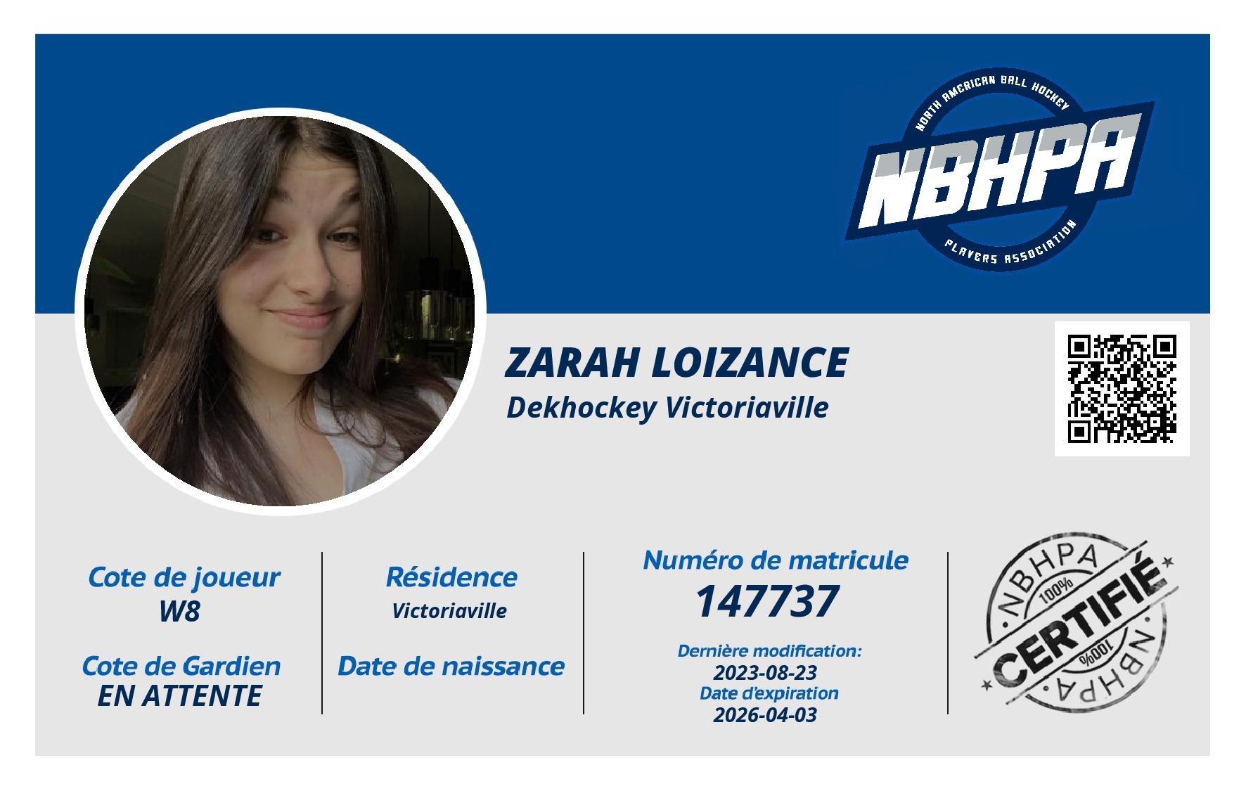 Zarah Loizance