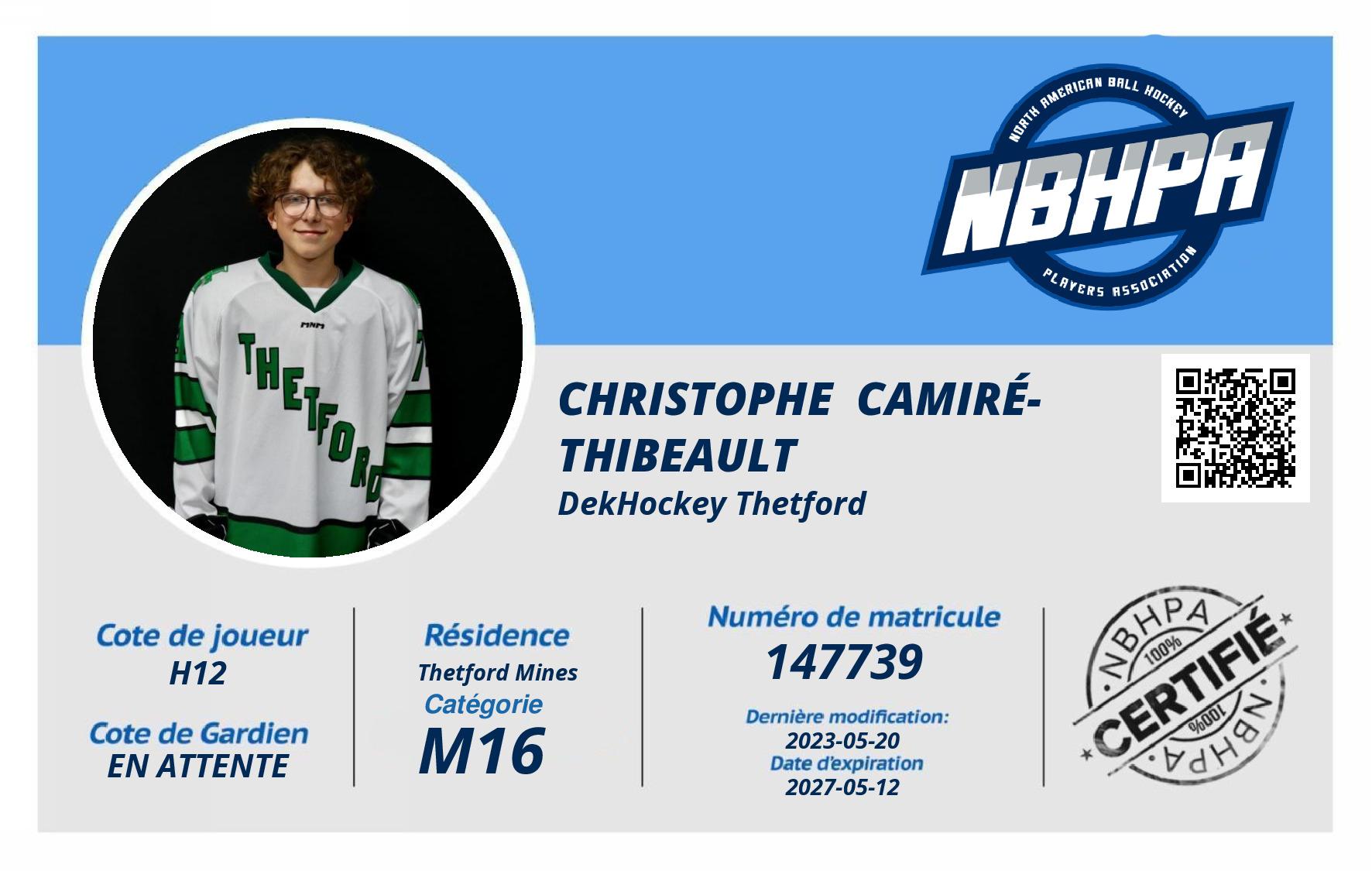 Christophe  Camiré-Thibeault