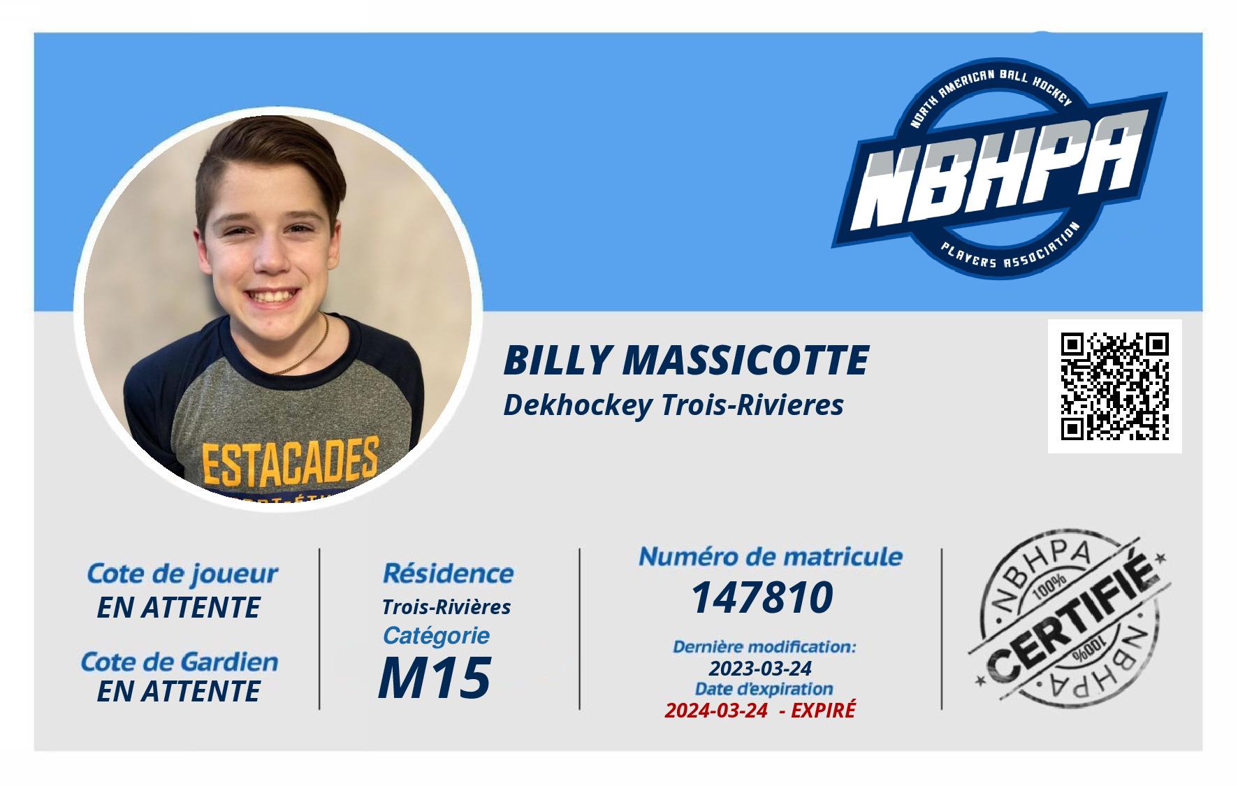 Billy Massicotte