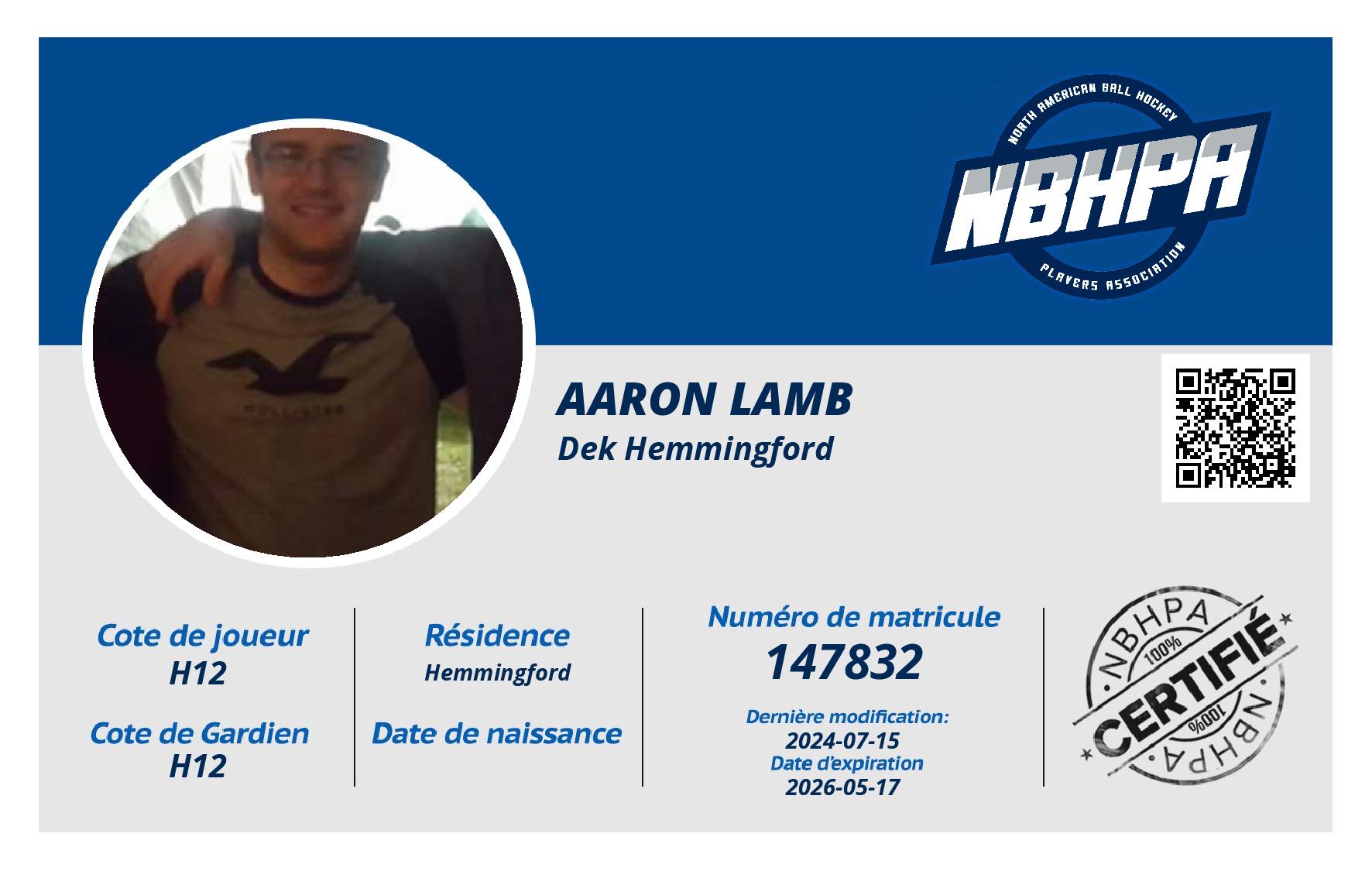 Aaron Lamb