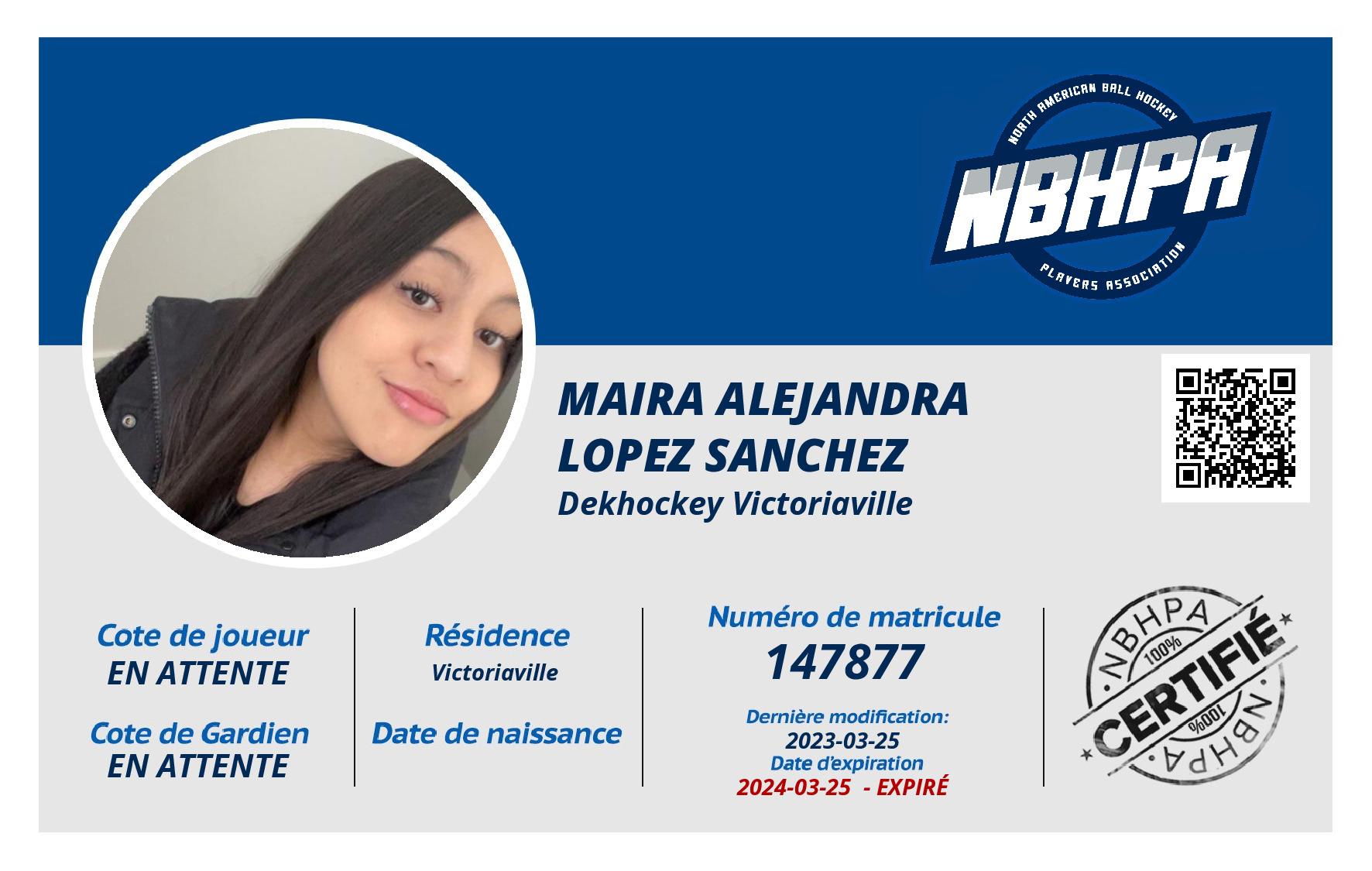 Maira Alejandra  Lopez Sanchez 