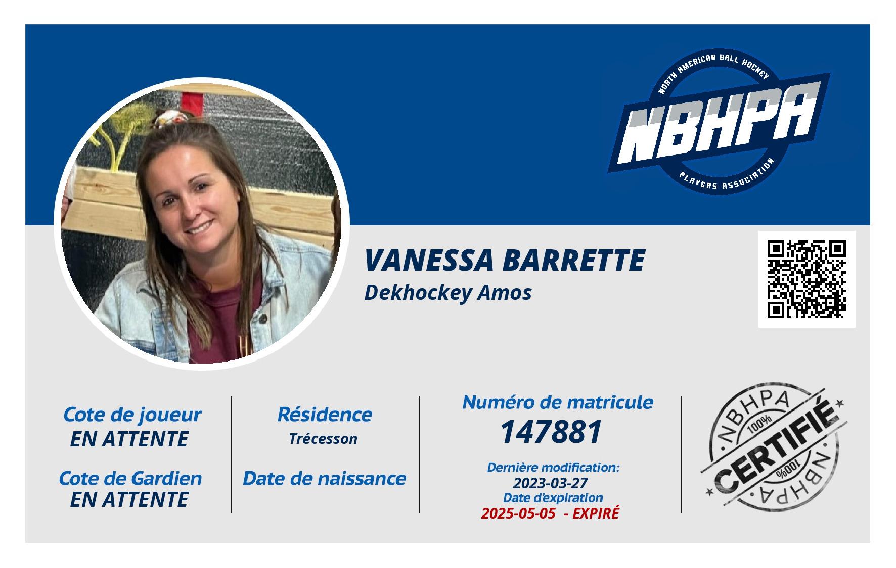 Vanessa Barrette