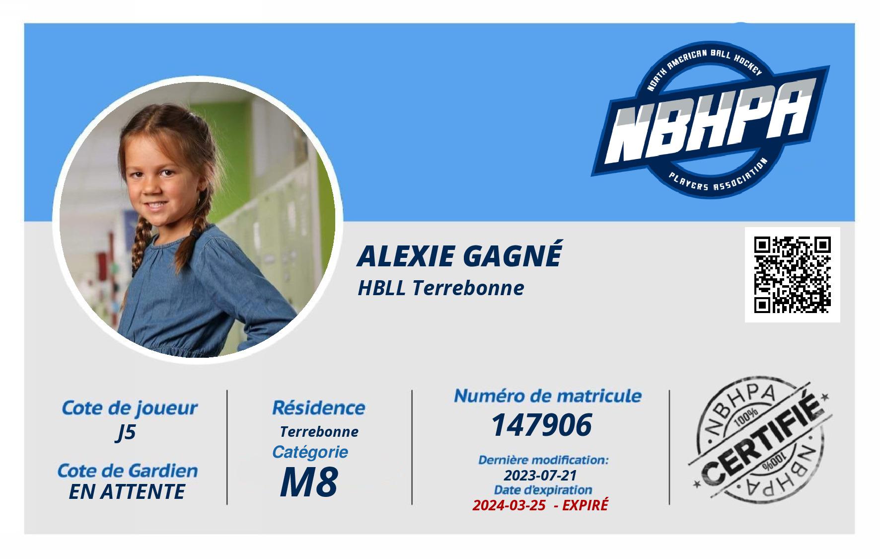 Alexie Gagné