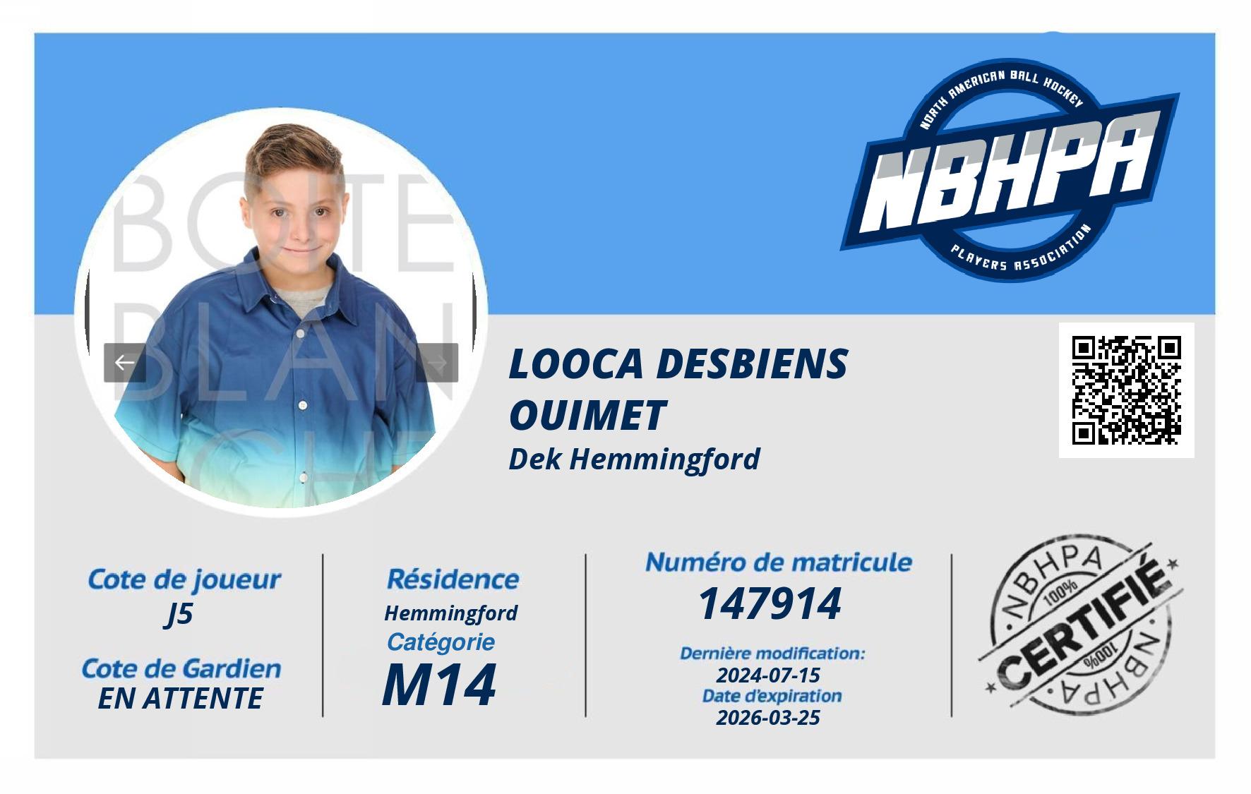 Looca Desbiens Ouimet