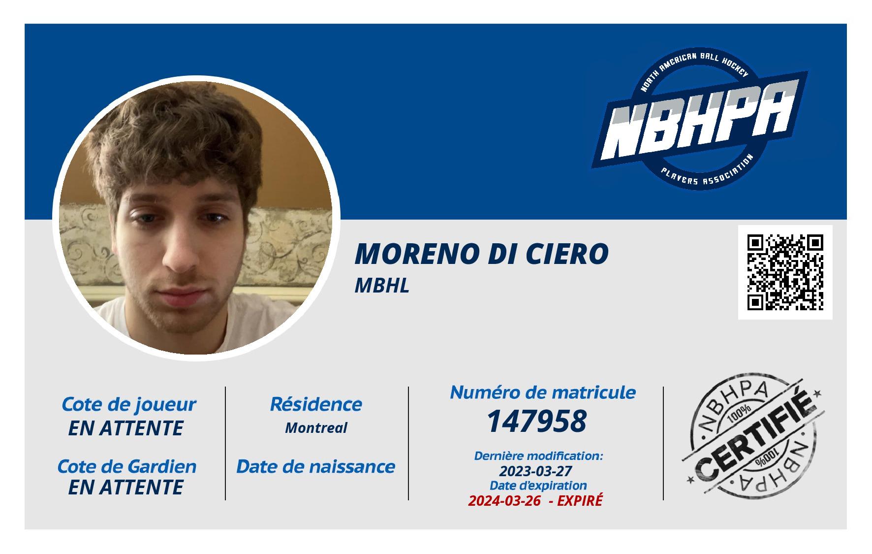 Moreno Di Ciero