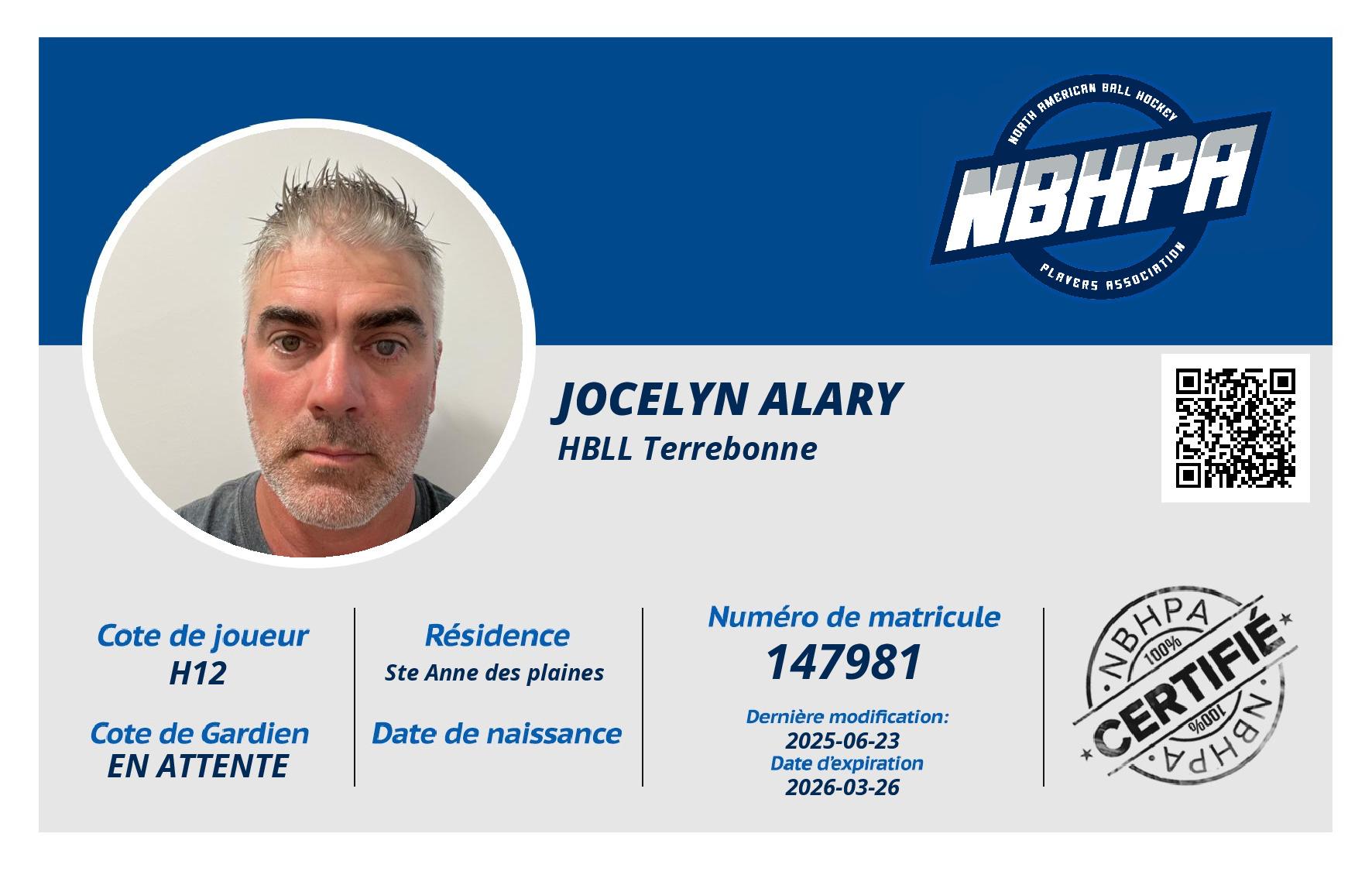 Jocelyn Alary